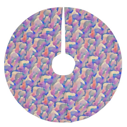 Waterverf Patroonboomrok Kerstboom Rok (Voorkant)