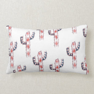 Waterverf Patrooncactus Pillow Kussen