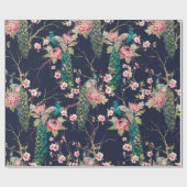 waterverf patroonpauze op een boomkerrie, bloem cadeaupapier (Vlak)