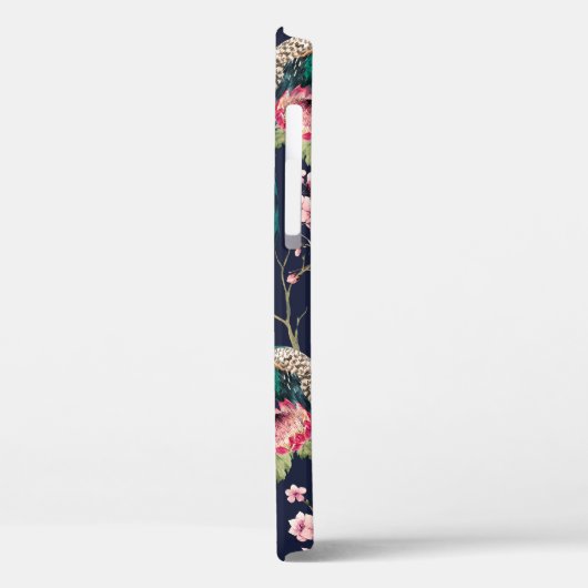 waterverf patroonpauze op een boomkerrie, bloem Case-Mate iPhone case (Achterkant / Links)