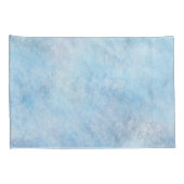 Waterverf Pattern Blue Kussensloop (Achterkant-Rechts)