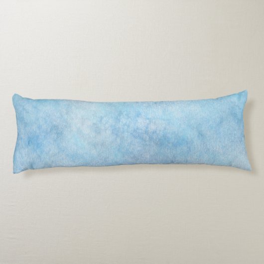 Waterverf Pattern Blue Lichaamskussen (Achterkant)