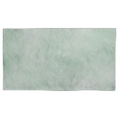 Waterverf Pattern Dusty Heather Green Kussensloop (Voorkant-Links)