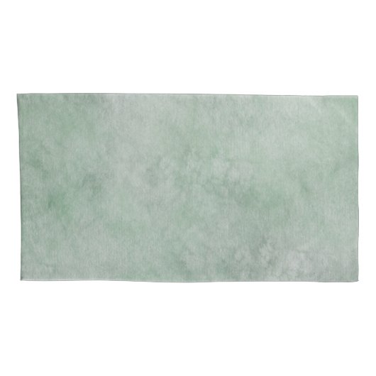 Waterverf Pattern Dusty Heather Green Kussensloop (Achterkant-Rechts)