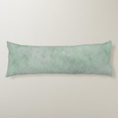 Waterverf Pattern Dusty Heather Green Lichaamskussen (Voorkant)