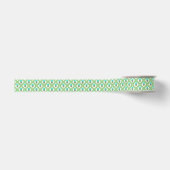 Waterverf Pauw Kerstmis Grosgrain Lint (Voorkant)