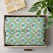 Waterverf Pauw Kerstmis Tissuepapier (Geschenk)