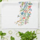 Waterverf Pauw Keuken Handdoeken (Gevouwen)