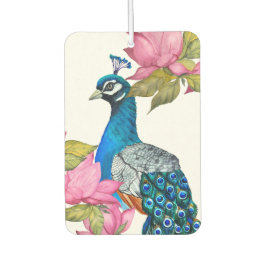 Waterverf pauw luchtverfrisser