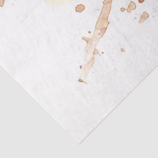  waterverf pauw tissuepapier (Detail)