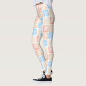 Waterverf Paw Prints & Harten in Dozen Leggings (Links)