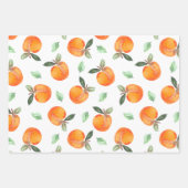 Waterverf Peach Fruit Inpakpapier Vel (Voorkant 3)