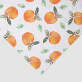 Waterverf Peach Fruit Tissuepapier (Detail)