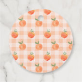 Waterverf Peach Party voor Label (Achterkant)