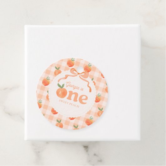 Waterverf Peach Party voor Label (In situ)