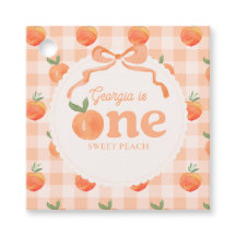 Waterverf Peach Party voor Label