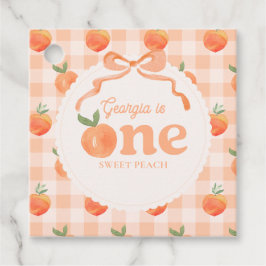 Waterverf Peach Party voor Label