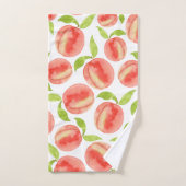 Waterverf Peach Patroon   Handdoek (Handdoek)