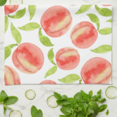 Waterverf Peach Patroon Theedoek (Gevouwen)