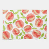 Waterverf Peach Patroon Theedoek (Horizontaal)