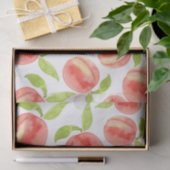 Waterverf Peach Patroon Tissuepapier (Geschenk)