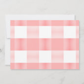 Waterverf Peach Roze Foto Meisje 1e Verjaardag Kaart (Achterkant)