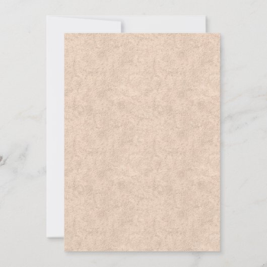 Waterverf Peach Sage Green Floral Vrijgezellenfees Kaart (Achterkant)