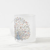 Waterverf Peacock Matglas Koffiemok (Voorkant links)