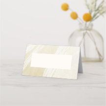 Waterverf Pear Floral Garden Gevouwen Place Card