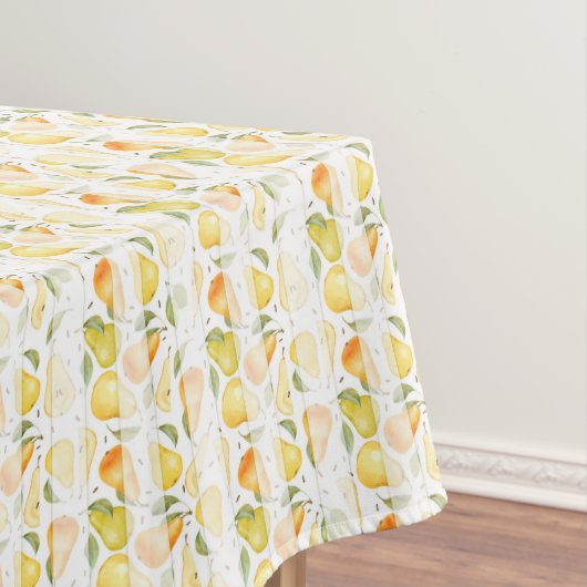 Waterverf Pear Fresh Fruit Pattern Tafelkleed (Voorbeeld)