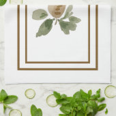 Waterverf Pear Keuken Handdoeken (Gevouwen)