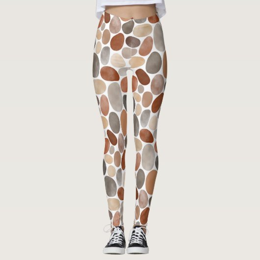 Waterverf Pebbles 230921 Leggings (Voorkant)