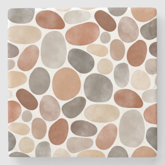 Waterverf Pebbles 230921 Stenen Onderzetter (Voorkant)