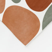 Waterverf Pebbles 270921 Fleece Deken (Hoek)