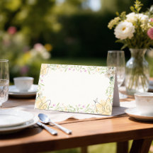 Waterverf Peer Bloem Tuin Baby Shower Blank