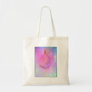 Waterverf Peer in roze, nog Abstract Tote Bag