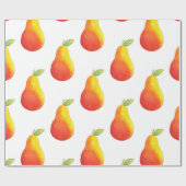 Waterverf Peer Patroon Cadeaupapier (Vlak)