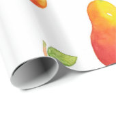 Waterverf Peer Patroon Cadeaupapier (Rol Hoek)