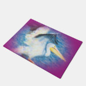 waterverf pelikaan 17 deurmat (Schuin)