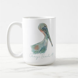Waterverf Pelikaan Koffiemok