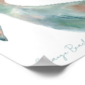 Waterverf Pelikaan Poster (Hoek)