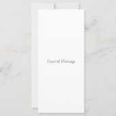 Waterverf, pen en inkt Daffodil Kaart (Achterkant)