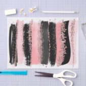 Waterverf Penseel lijnen Roos Gold Faux Glitter Tissuepapier (Craft)