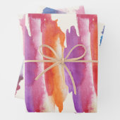 Waterverf penseel ompakken papier inpakpapier vel (In situ)