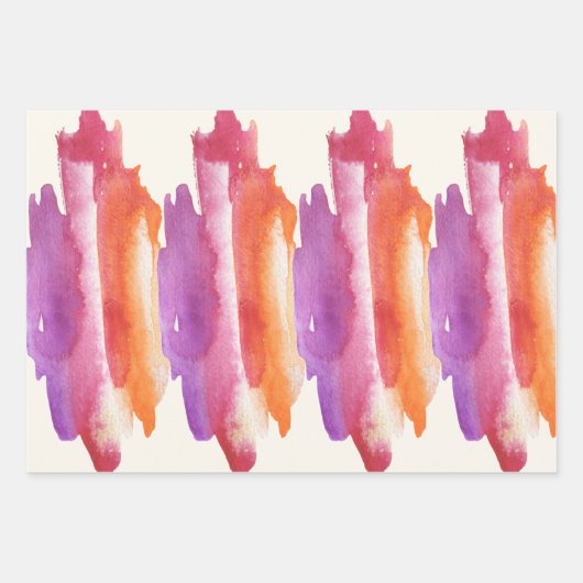 Waterverf penseel ompakken papier inpakpapier vel (Voorkant)