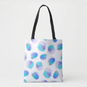 Waterverf penseelstreken Canvas tas (Voorkant)