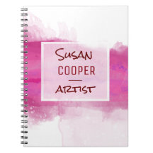 Waterverf Penseelstreken Crimson en ROOS Desig