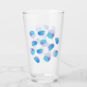 Waterverf penseelstreken glas (Achterkant)