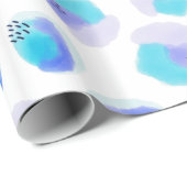 Waterverf penseelstreken inpakpapier (Rol Hoek)