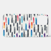 Waterverf penseelstreken, kleurrijk naadloos patro Case-Mate iPhone case (Achterkant (horizontaal))